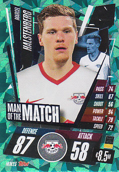 Marcel Halstenberg RB Leipzig 2020/21 Topps Match Attax CL Man of the Match #MM23